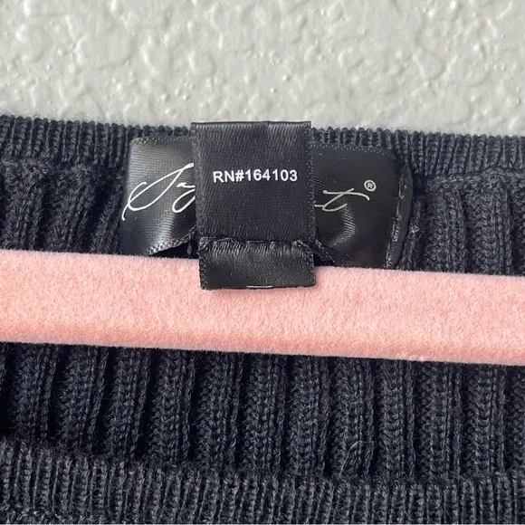 Say What? Black Long Sleeve Ribbed Bodycon Dress - Picture 6 of 6